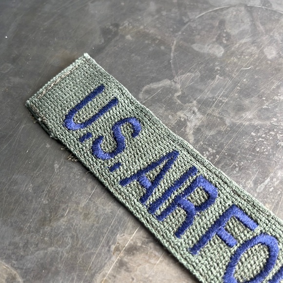 U.S. AIR FORCE embroidered tape patch - vintage - Picture 6 of 10
